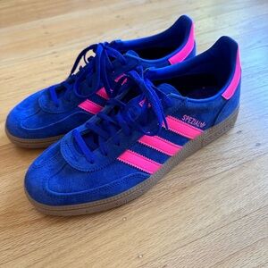 Adidas Handball Spezial Lucid Blue, Lucid Pink, Gum - Size 9